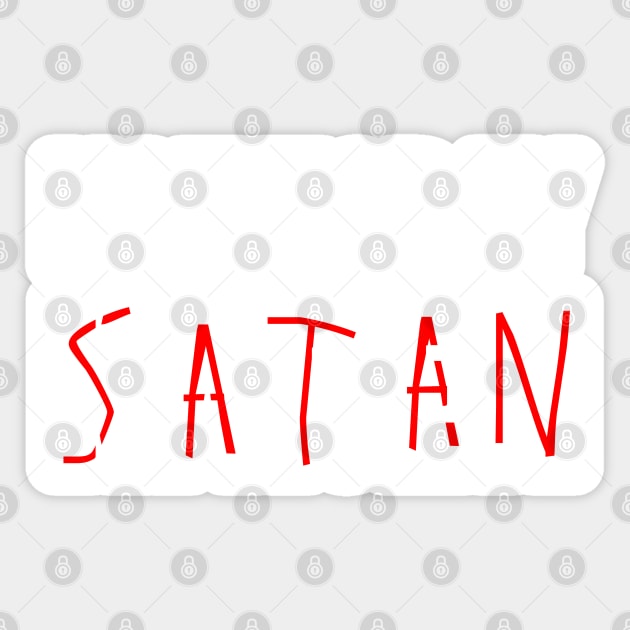 Not Today Karen (Satan) Sticker by BraaiNinja